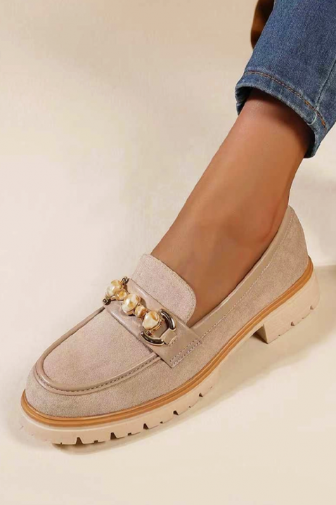 Ženske mokasine TELONJA BEIGE, Boja: bež, IVET.RS - Nova Kolekcija