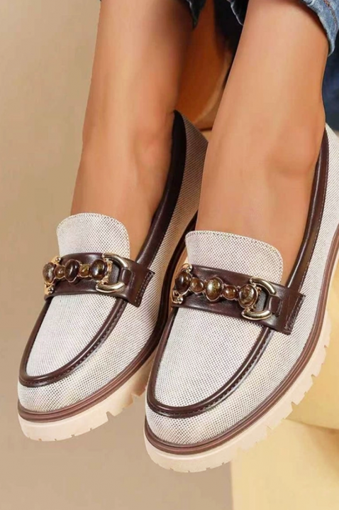 Ženske mokasine NOLMERFA, Boja: bež, IVET.RS - Nova Kolekcija