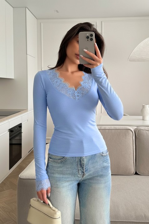 Ženska bluza AKRILZA SKY, Boja: svetloplava, IVET.RS - Nova Kolekcija