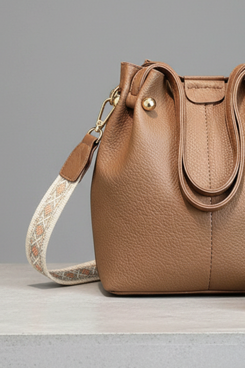 Torba NOBELVA BROWN, Boja: svetlobraon, IVET.RS - Nova Kolekcija