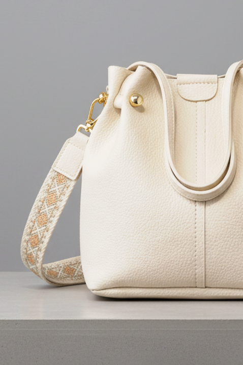 Torba NOBELVA ECRU, Boja: ecru, IVET.RS - Nova Kolekcija