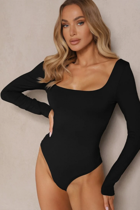 Bodi - bluza AGLINZA BLACK, Boja: crna, IVET.RS - Nova Kolekcija