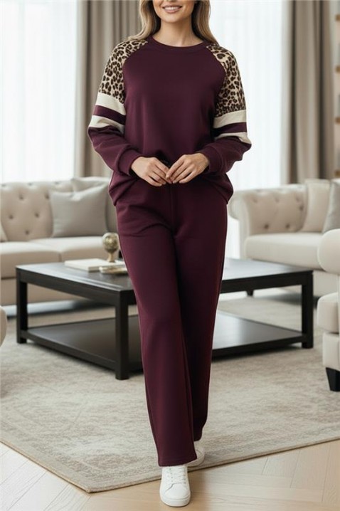 Komplet AGLONDA BORDO, Boja: bordo, IVET.RS - Nova Kolekcija