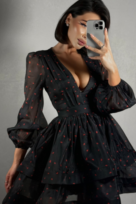 Haljina TRIFOLZA, Boja: crna, IVET.RS - Nova Kolekcija