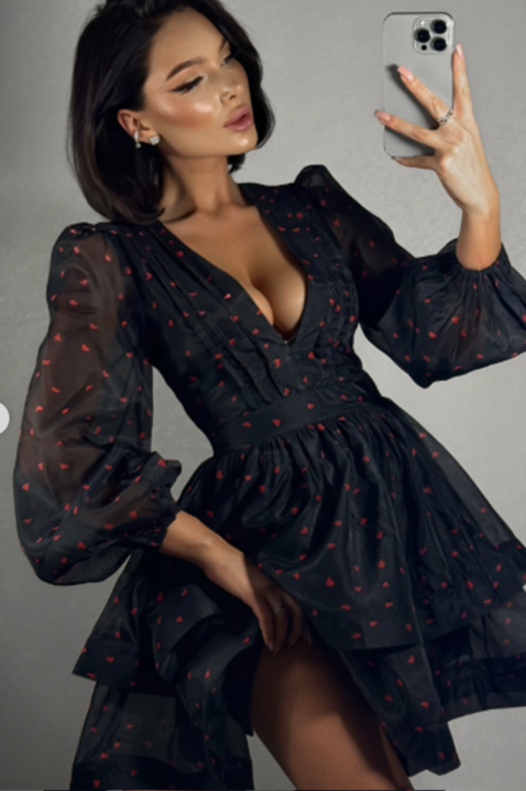 Haljina TRIFOLZA, Boja: crna, IVET.RS - Nova Kolekcija