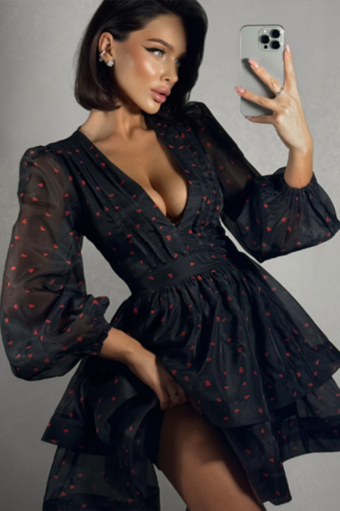 Haljina TRIFOLZA, Boja: crna, IVET.RS - Nova Kolekcija