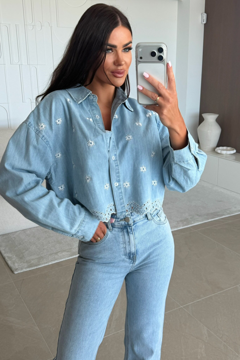 Ženska košulja MARGOLZA SKY, Boja: svetloplava, IVET.RS - Nova Kolekcija