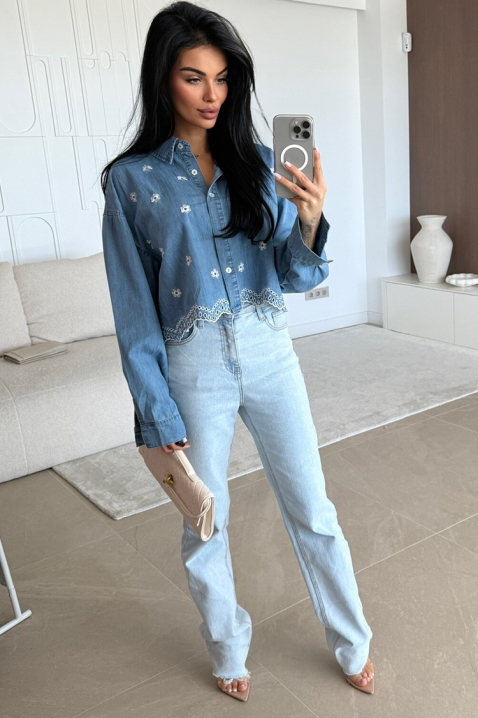 Ženska košulja MARGOLZA BLUE, Boja: plava, IVET.RS - Nova Kolekcija