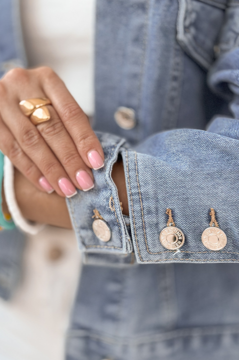 Teksas jakna MAKRAMENZA, Boja: svetloplava, IVET.RS - Nova Kolekcija