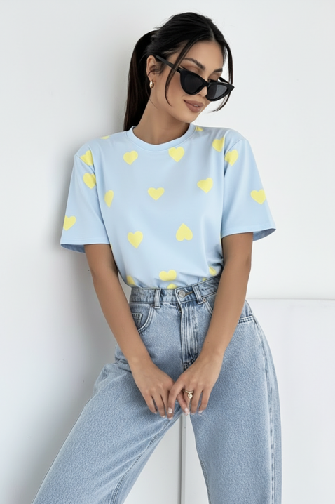 Majica ZABRENLA SKY, Boja: svetloplava, IVET.RS - Nova Kolekcija