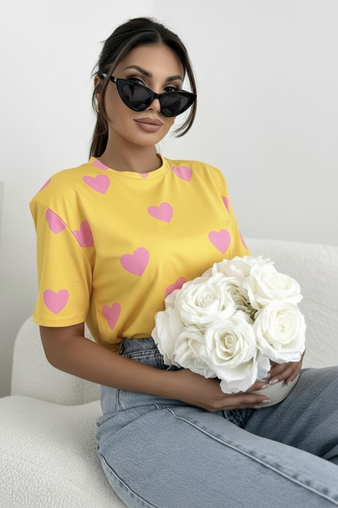 Majica ZABRENLA YELLOW, Boja: žuta, IVET.RS - Nova Kolekcija