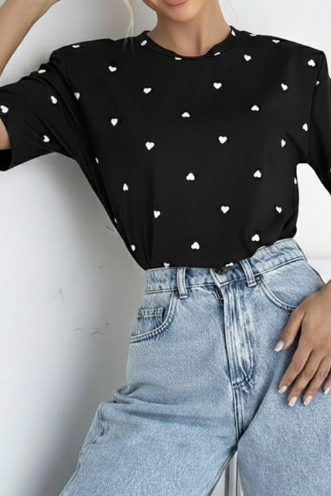 Majica VALELONDA BLACK, Boja: crna, IVET.RS - Nova Kolekcija