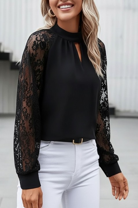 Ženska bluza BRENDOLZA BLACK, Boja: crna, IVET.RS - Nova Kolekcija