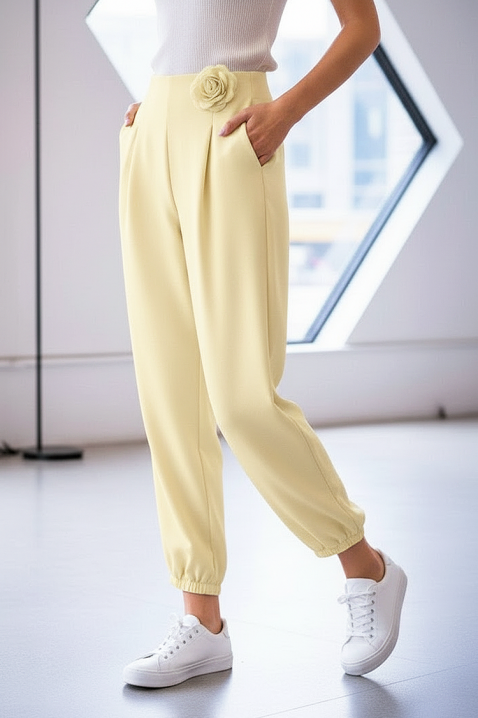 Pantalone FALZONA YELLOW, Boja: žuta, IVET.RS - Nova Kolekcija