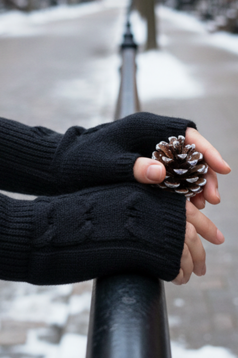 Ženske rukavice TOROLFA BLACK, Boja: crna, IVET.RS - Nova Kolekcija