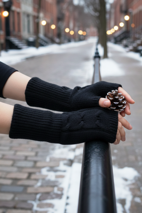 Ženske rukavice TOROLFA BLACK, Boja: crna, IVET.RS - Nova Kolekcija