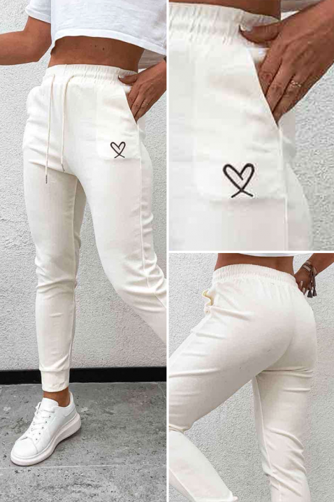 Pantalone SARGOLVA, Boja: bela, IVET.RS - Nova Kolekcija