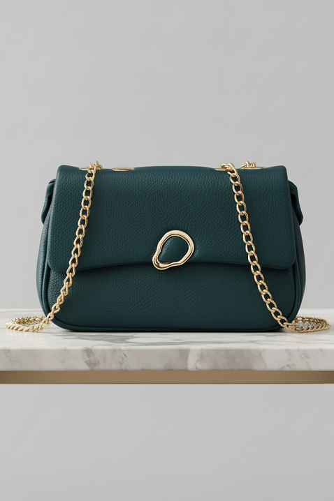 Ženska torba POCHENDA PETROL, Boja: petrolej, IVET.RS - Nova Kolekcija