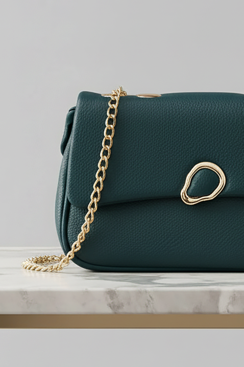 Ženska torba POCHENDA PETROL, Boja: petrolej, IVET.RS - Nova Kolekcija