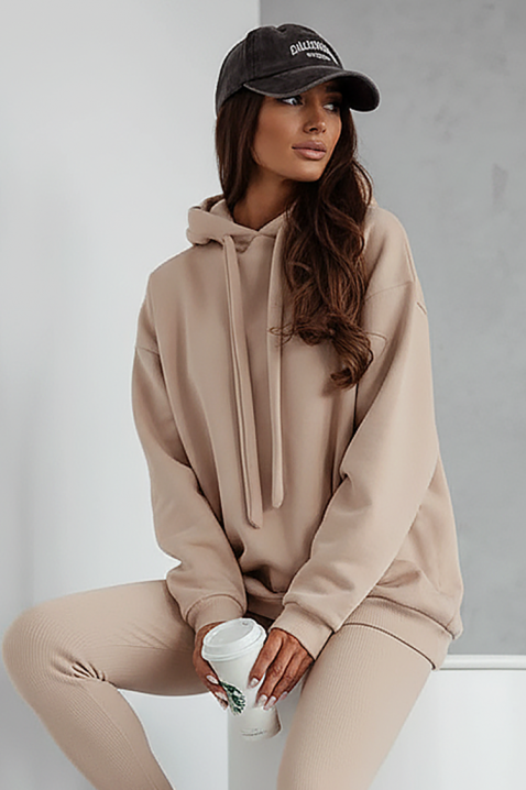 Dukserica REVROLDA BEIGE, Boja: bež, IVET.RS - Nova Kolekcija