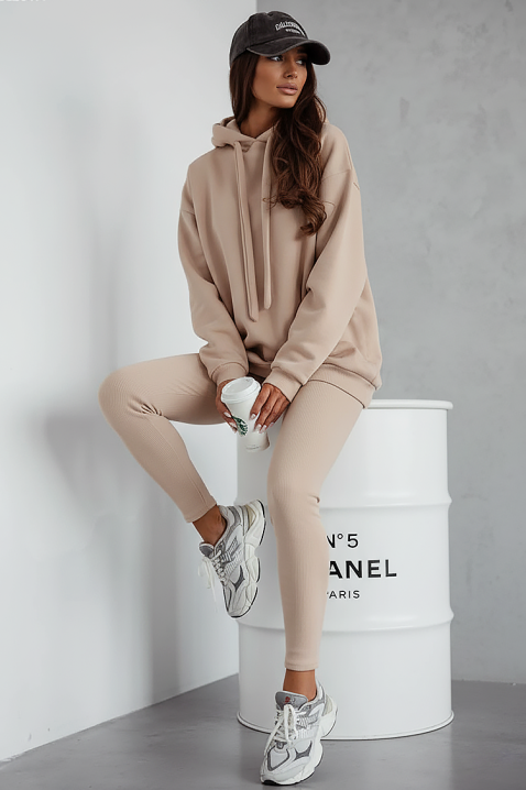 Dukserica REVROLDA BEIGE, Boja: bež, IVET.RS - Nova Kolekcija