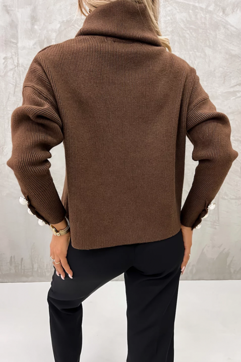 Džemper TENSILDA BROWN, Boja: braon, IVET.RS - Nova Kolekcija
