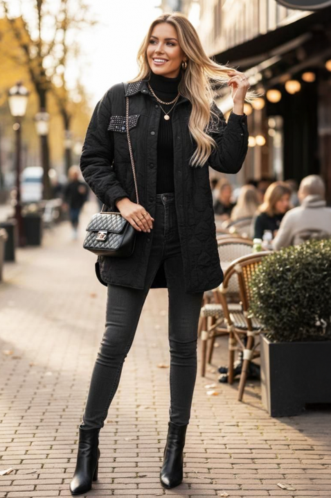 Jakna PLORILDA BLACK, Boja: crna, IVET.RS - Nova Kolekcija