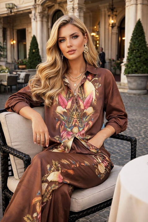 Komplet GLERMONA BROWN, Boja: braon, IVET.RS - Nova Kolekcija