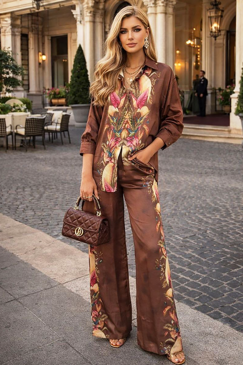 Komplet GLERMONA BROWN, Boja: braon, IVET.RS - Nova Kolekcija