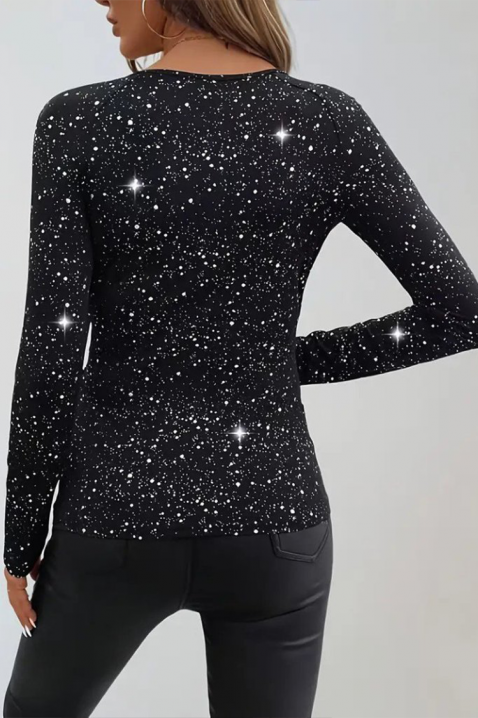 Ženska bluza AMOLZINA, Boja: crna, IVET.RS - Nova Kolekcija