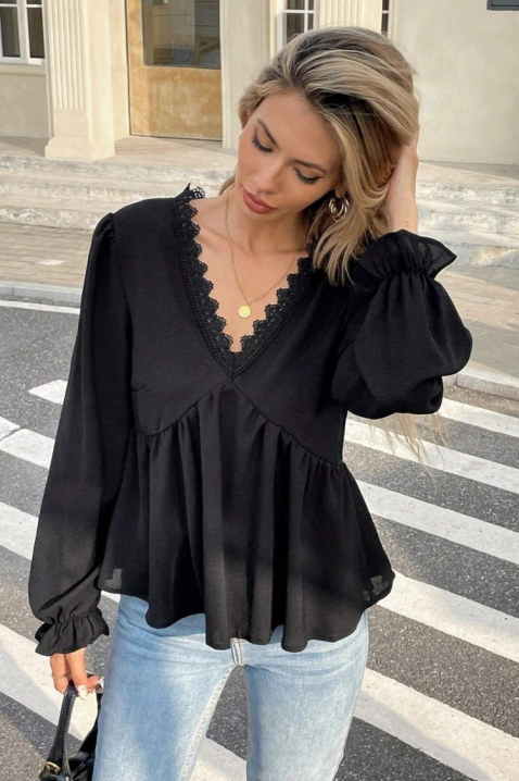 Ženska bluza VLADANZA, Boja: crna, IVET.RS - Nova Kolekcija