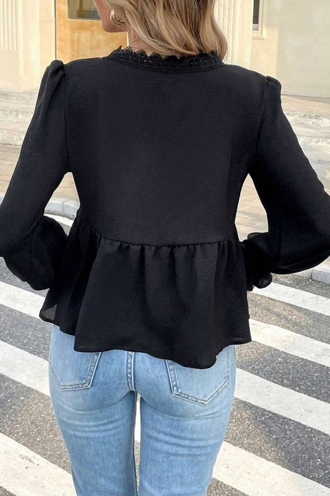 Ženska bluza VLADANZA, Boja: crna, IVET.RS - Nova Kolekcija