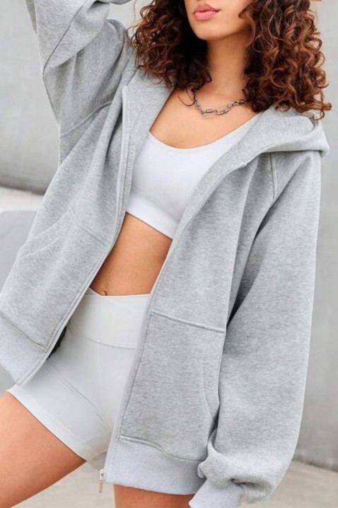 Dukserica BLAGELDA GREY, Boja: siva, IVET.RS - Nova Kolekcija