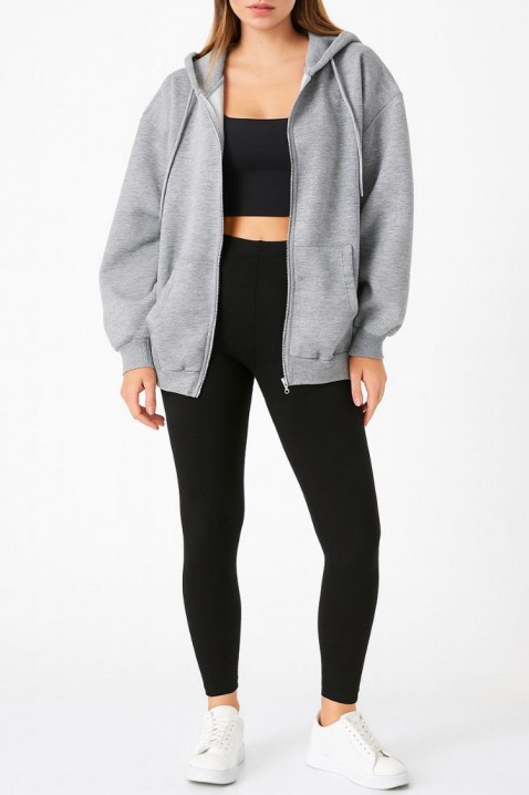 Dukserica BLAGELDA GREY, Boja: siva, IVET.RS - Nova Kolekcija