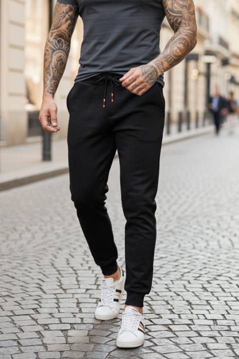 Muške pantalone TIRZO BLACK, Boja: crna, IVET.RS - Nova Kolekcija