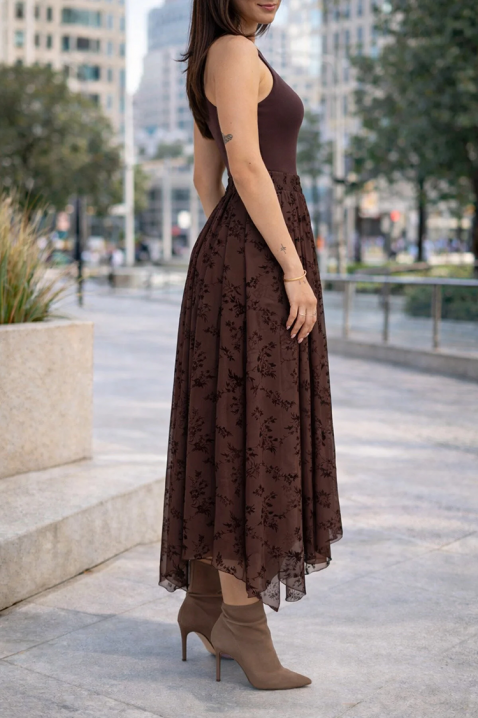 Suknja LOPLANDA, Boja: braon, IVET.RS - Nova Kolekcija