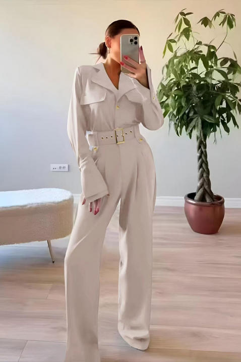 Kombinezon KOROLTA ECRU, Boja: ecru, IVET.RS - Nova Kolekcija