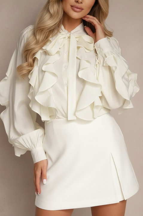 Ženska košulja VOLANDA ECRU, Boja: ecru, IVET.RS - Nova Kolekcija