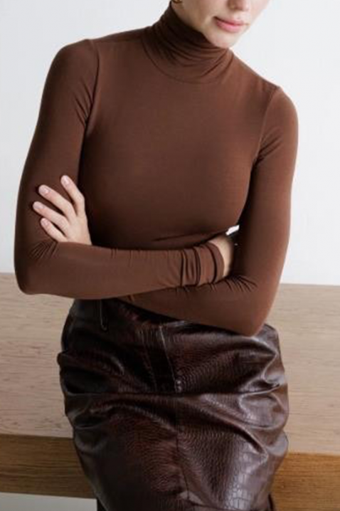 Bodi - bluza BELVOSTA, Boja: braon, IVET.RS - Nova Kolekcija