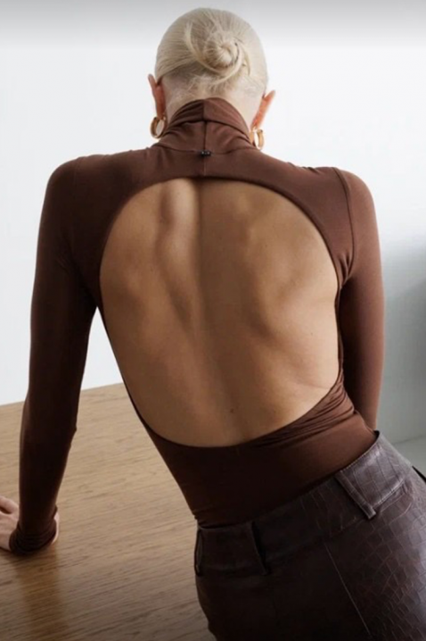 Bodi - bluza BELVOSTA, Boja: braon, IVET.RS - Nova Kolekcija