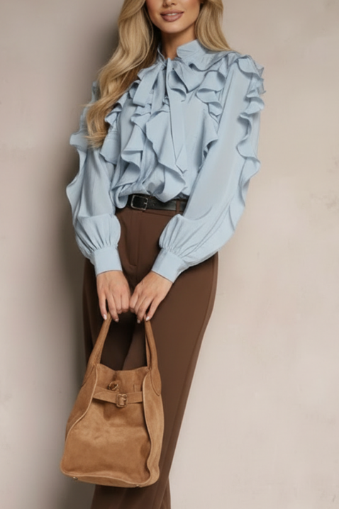 Ženska košulja VOLANDA SKY, Boja: svetloplava, IVET.RS - Nova Kolekcija