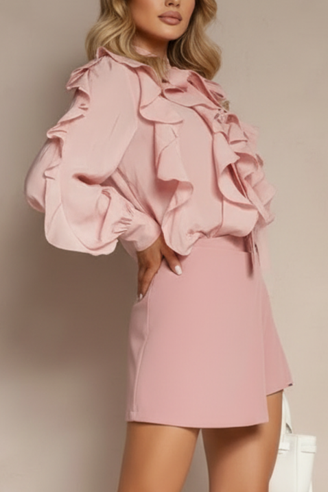 Ženska košulja VOLANDA PUDRA, Boja: rose, IVET.RS - Nova Kolekcija