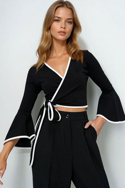 Ženska bluza BECHANZA BLACK, Boja: crna, IVET.RS - Nova Kolekcija