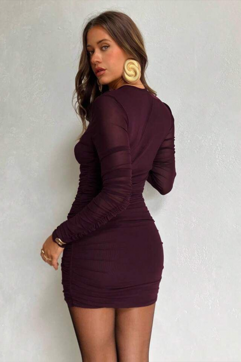 Haljina ANREONA BORDO, Boja: bordo, IVET.RS - Nova Kolekcija