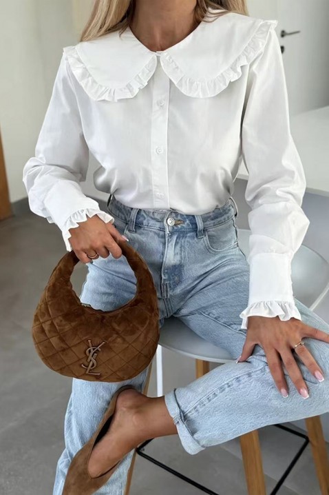 Ženska košulja AFETINA WHITE, Boja: bela, IVET.RS - Nova Kolekcija