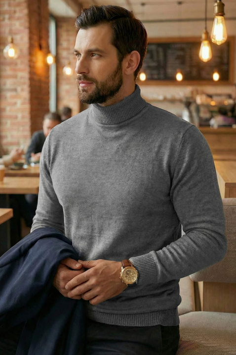 Muški džemper BENZEMO GREY, Boja: siva, IVET.RS - Nova Kolekcija