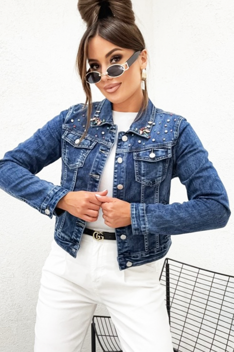 Teksas jakna ELVRINDA, Boja: tamnoplava, IVET.RS - Nova Kolekcija