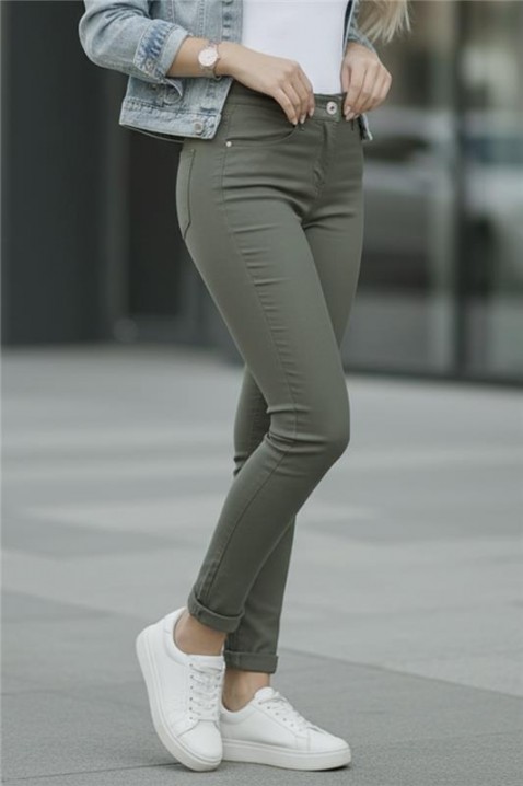 Pantalone GAVRENDA, Boja: kaki, IVET.RS - Nova Kolekcija