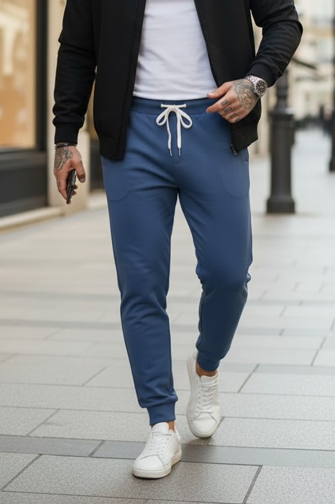 Muške pantalone LORODO BLUE, Boja: plava, IVET.RS - Nova Kolekcija