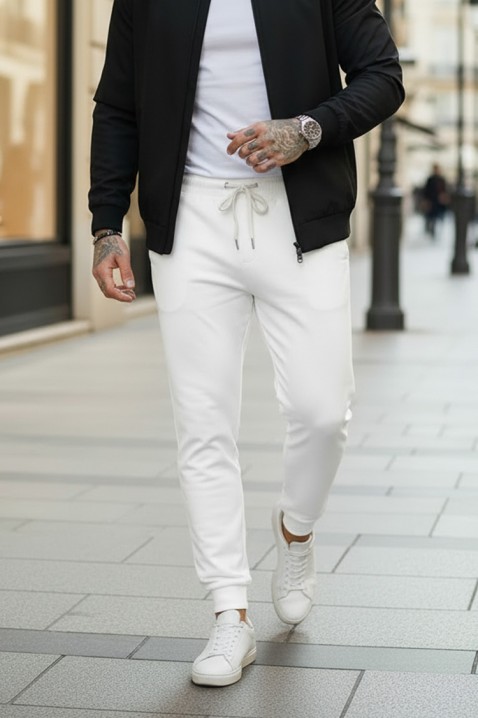 Muške pantalone LORODO WHITE, Boja: bela, IVET.RS - Nova Kolekcija